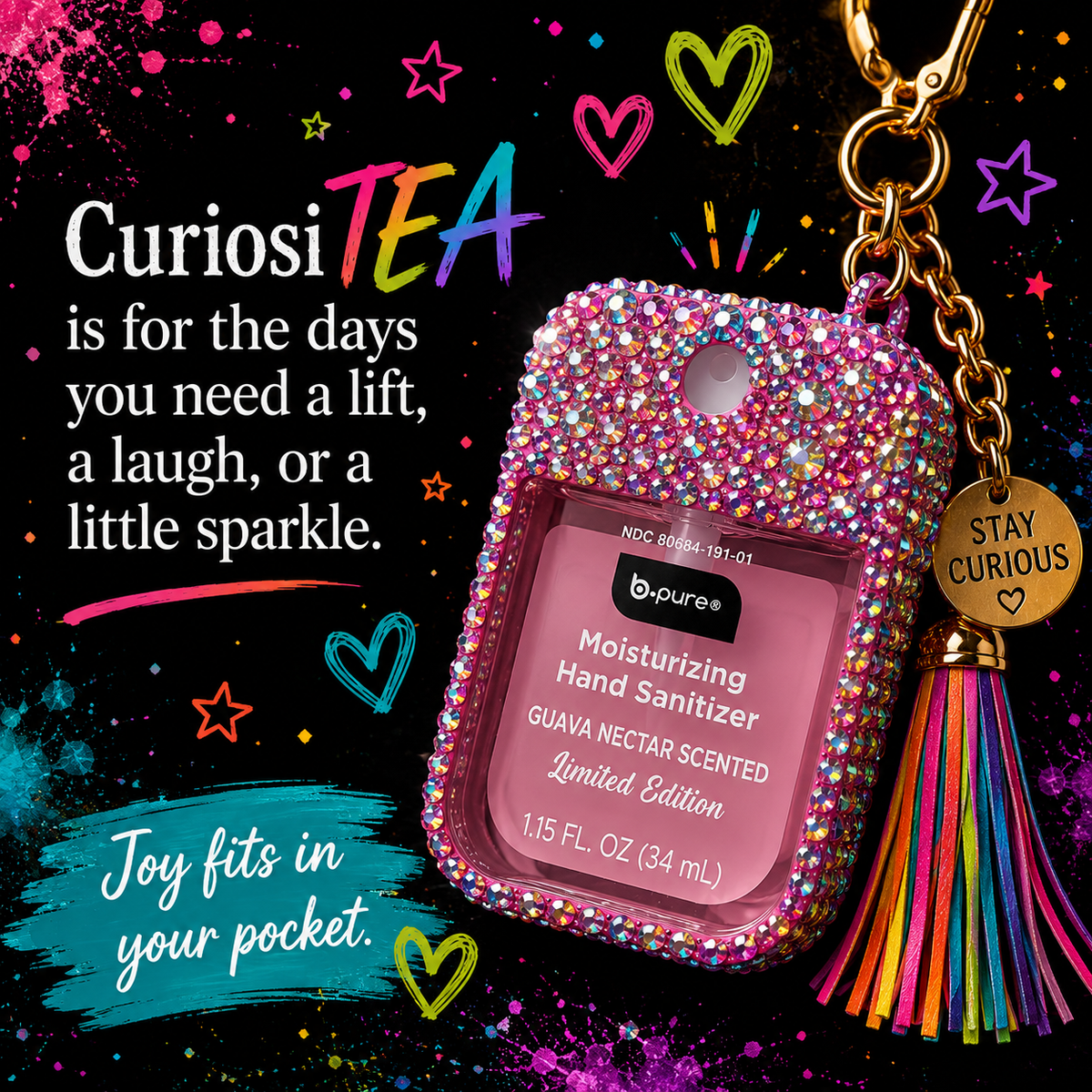 Jeweled Hand Sanitizer Set