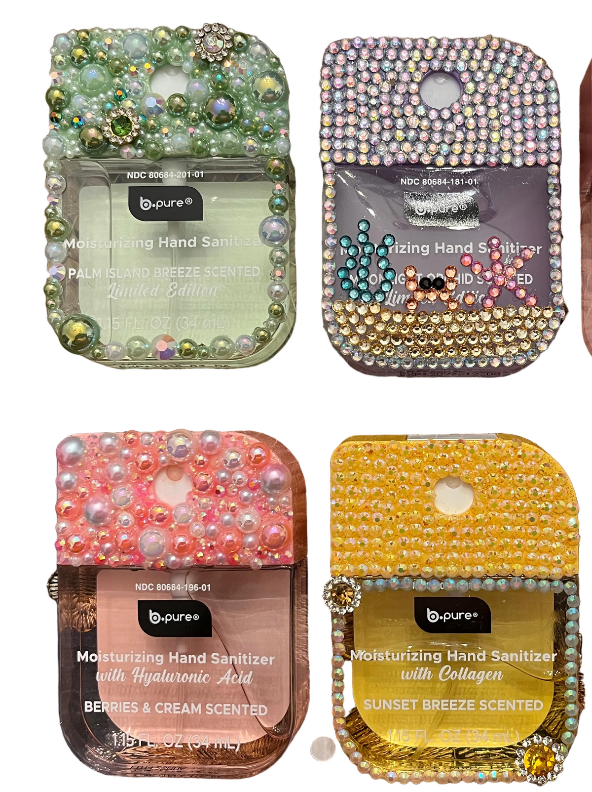 Jeweled Hand Sanitizer Set