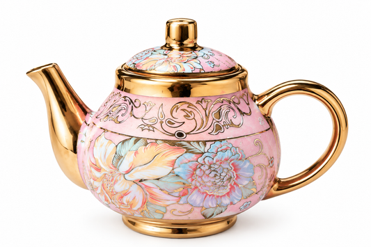 MHTC Gold Rimmed Vintage Tea Set