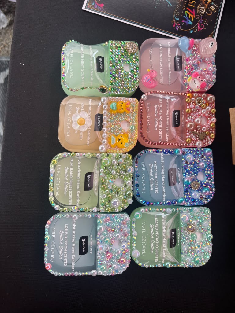 Jeweled Hand Sanitizer Set